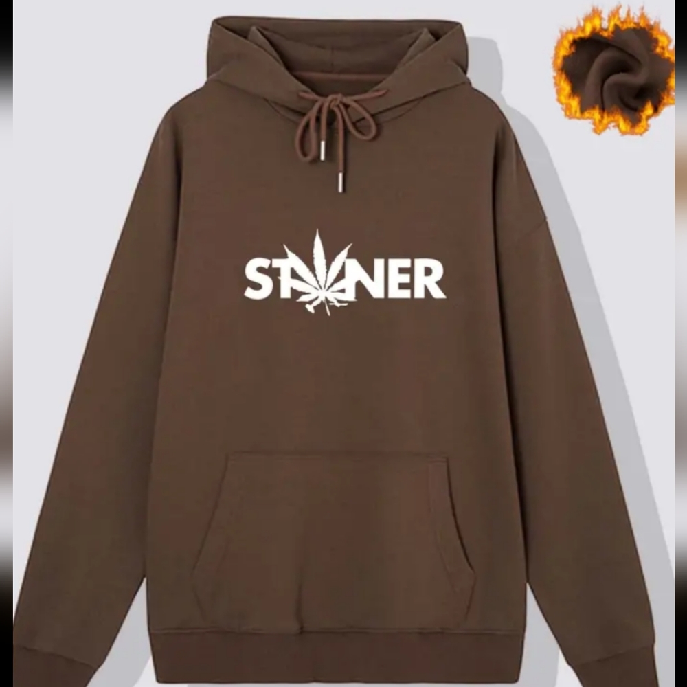 Price Drop $$Mens Hooded Pullover Stoner Sweat Jacket